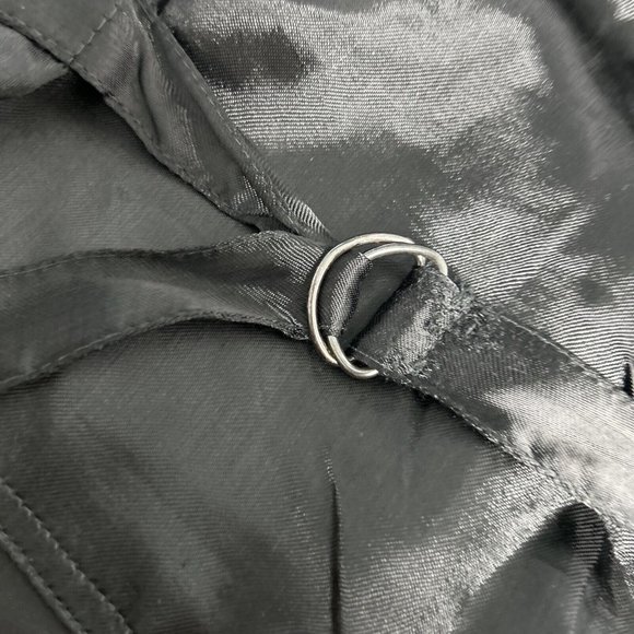 VTG IN PRIVATE Solid Black Genuine Leather Snap Down V Neck Western Vest Men’s L - Picture 10 of 10